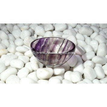Purple Fluorite 2-Inch Bowls - Beautiful Decorative Pieces
