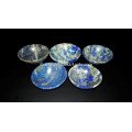 Lapis Lazuli 3 Inch Bowls - Exquisite Handcrafted Decor
