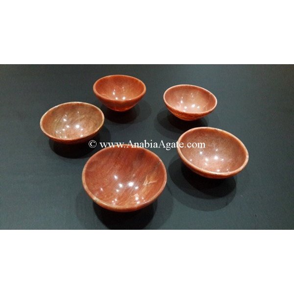 Peach Aventurine 3 Inch Bowls