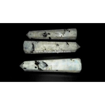 Rainbow Moonstone Flashy Obelisk - Natural Healing Crystal