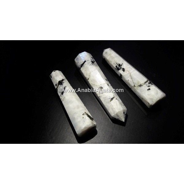 Rainbow Moonstone Flashy Obelisk - Natural Healing Crystal