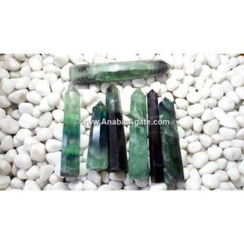 Rainbow Fluorite Obelisk - Healing Crystal Point for Energy