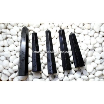 Premium Black Tourmaline Obelisk - Powerful Protection Crystal