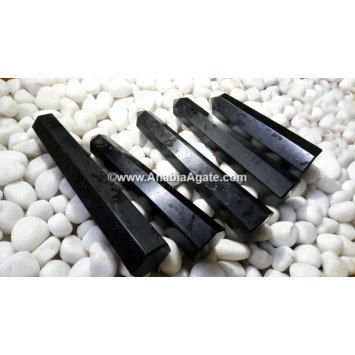 Premium Black Tourmaline Obelisk - Powerful Protection Crystal