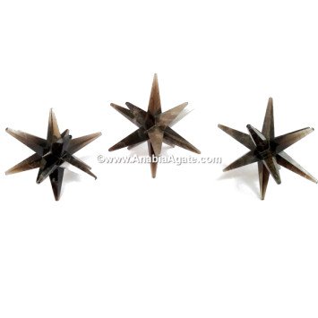 Smoky Quartz 12 Point Star - Find Your Perfect Crystal