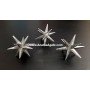Hematite 12 Pointed Star