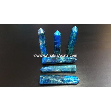 Blue Apatite Obelisk - Natural Crystal Healing Point