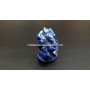 Lapis Lazuli Ganesha Idol - Handcrafted Gemstone Sculpture