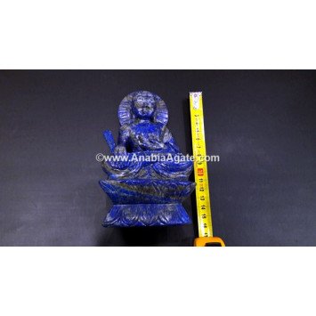 Lapis Lazuli Buddha Idol - 4 to 6 Inches | Handcrafted Gemstone Sculpture