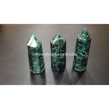 Green Apatite Obelisk - Genuine Healing Crystal for Energy and Balance
