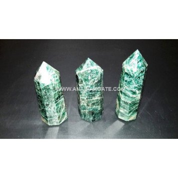 Green Apatite Obelisk - Genuine Healing Crystal for Energy and Balance