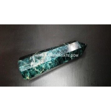 Green Apatite Obelisk - Genuine Healing Crystal for Energy and Balance
