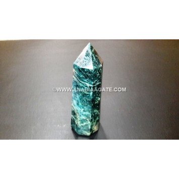 Green Apatite Obelisk - Genuine Healing Crystal for Energy and Balance