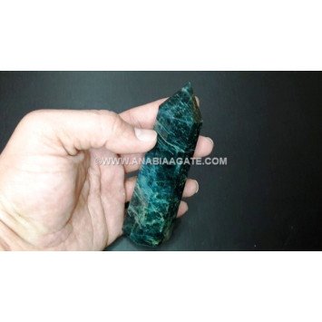 Green Apatite Obelisk - Genuine Healing Crystal for Energy and Balance