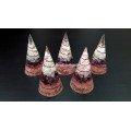 Healing Crystals Orgone Copper Wire Wrapped Cone