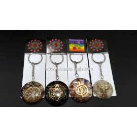 Round Shape Orgone Key Chain | Unique Energy Healing Accessory