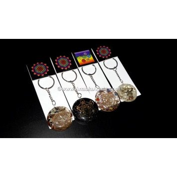 Round Shape Orgone Key Chain | Unique Energy Healing Accessory