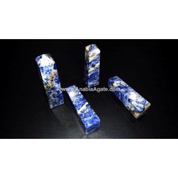 Sodalite Gemstone Tower - Enhance Your Space