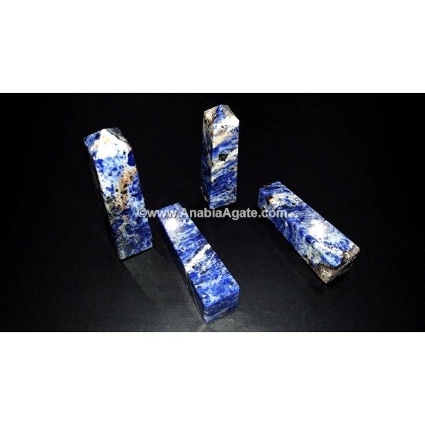 Sodalite Gemstone Tower - Enhance Your Space