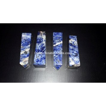 Sodalite Gemstone Tower - Enhance Your Space