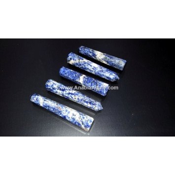 Sodalite Obelisk - Natural Crystal Decor