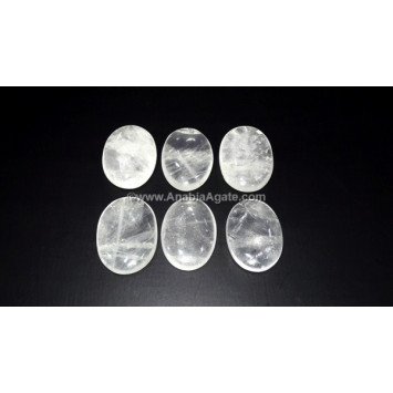 Crystal Quartz Oval Stone | Natural Healing Crystals