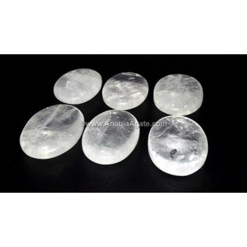 Crystal Quartz Oval Stone | Natural Healing Crystals