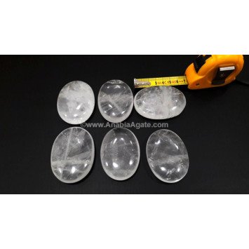 Crystal Quartz Oval Stone | Natural Healing Crystals