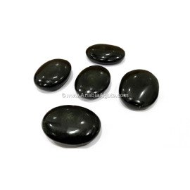 Black Obsidian Oval Stone
