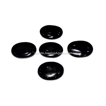 Black Obsidian Oval Stone