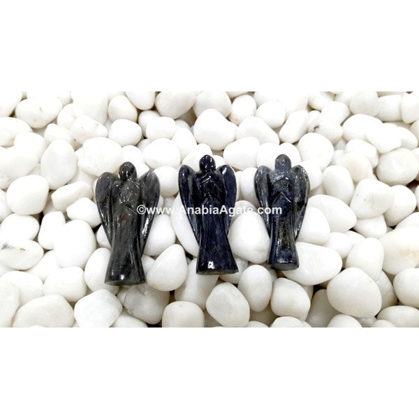 Blue Aventurine 1 Inch Angels - Handcrafted Gemstone Figurines