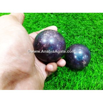 Ruby Kyanite Gemstone Sphere - Unique Crystal for Healing and Balance