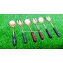 Mix Gemstone Handled Serving Spoon Set