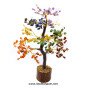 Seven Chakra 300 Gemstone Chips Tree - Natural Healing Crystal Decor