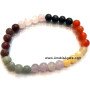 7 Chakra 4 Beads Elastic Bracelet - Balancing Energy Healing Jewelry