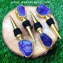 Agate Wine Bottle Stopper & Savers | Wholesale Agate Unique Kitchen items