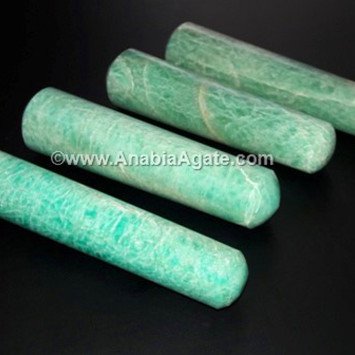 Amazonite Smooth Massage Wand - Relaxation and Stress Relief