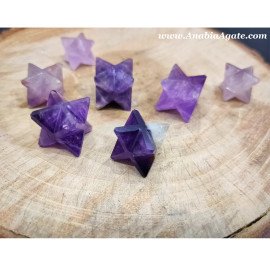 Amethyst Merkaba Star