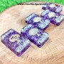 Amethyst Rectangle Orgone Pendant With Tree Of Life Symbol | Crystal Energy Jewelry