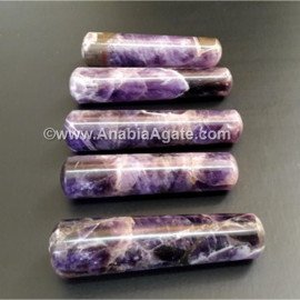 Amethyst Smooth Massage Wand - Natural Crystal Healing Tool