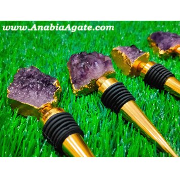 Amethyst Natural Stone Bottle Stopper