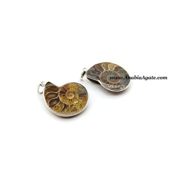 Ammonite Pendant Small Size - Unique Fossil Jewelry