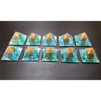 Aquamarine Orgone Baby Pyramid