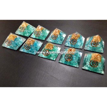 Aquamarine Orgone Baby Pyramid