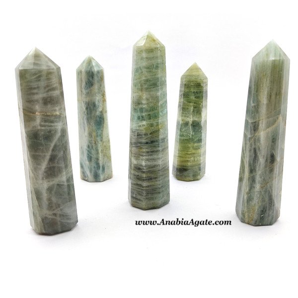 Aquamarine Crystal Obelisk - Healing Gemstone for Calm Energy