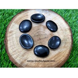 Black Tourmaline Worry Stones - Calming Crystal for Anxiety Relief