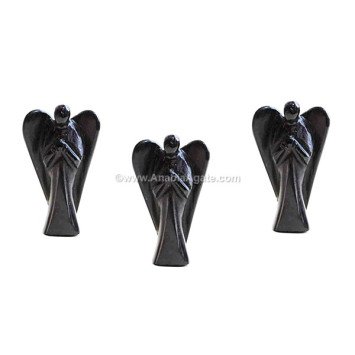Black Obsidian 3 Inch Angel Figurine