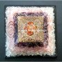 Big Size Orgone Pyramid with Wire Wrapped Crystal Quartz Point (Rose Quartz, Amethyst, Crystal Quartz)