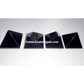 Black Obsidian Gemstone Baby Pyramid - Powerful Healing and Protection Crystal