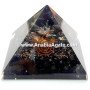 Black Obsidian Orgone Pyramid With Tree Inside